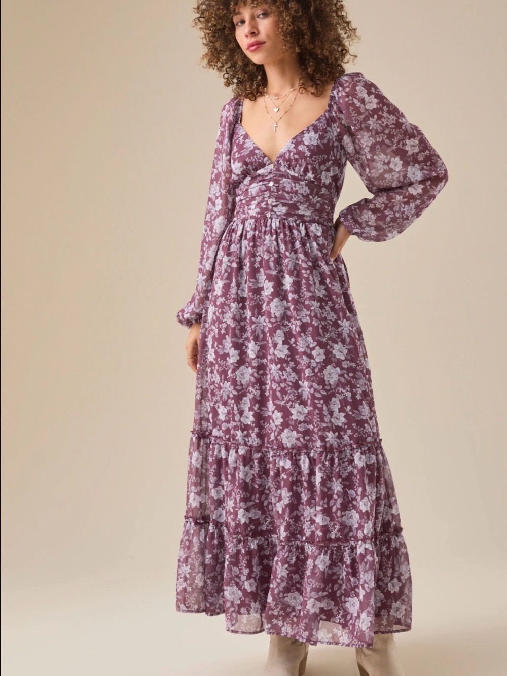 Altar’d state Aurora floral maxi dress